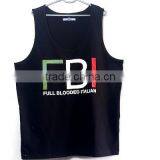Customized Tank Top. Men Singlet, y Back Custom Print Stringer, Racerback Singlet thumbnail-1