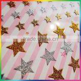 Silver and Gold Glitter Star Stickers thumbnail-3