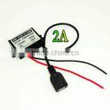 DC/DC12v to 5v 2A Converter Power Module for CCTV PTZ Supply Module Converter With Female USB