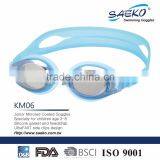 KM06 - Comfortable Silicone Gasket Adjustable Silicone Strap High Quality Kids Swimming Goggles