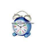 TB09001 Blue Twin bell alarm clock