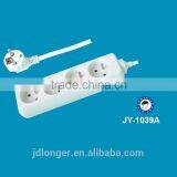 Hot Sale High Quality 4 Way Extension French Socket W/o Switch Power Strip CE 16A 220V China Socket Children Protector