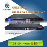 COL5100D DVB/DTV/DSTV/IPTV 4 Channels HD-MI/HD-SDI ASI IP(UDP) Encoder