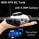 Mini I-Spy 4CH RC Tank WiFi FTV Car Android/IOS Controled WiFi Camera Remote Control Tank thumbnail-2