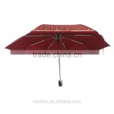 Full-auto customized design fold umbrella with case