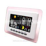 Digital Wireless Weather Station /weather Station Clock With Blue Backlight/ Automatic Weather Station thumbnail-2