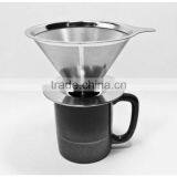 Cone Coffee Filter,Stainless Steel Coffee Filter and Coffee Scoop Sign in thumbnail-6