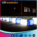 New design pofessinal led light plastic curb stone, led light curbs