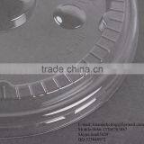 Clear Flat PS Material Lid for 16/20/24 Oz. Plastic Lemonade Cup thumbnail-6