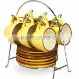 250--350ml Ceramic Coffee Mug Set Porcelain Tea Mug Set Coffee Mug With Saucer thumbnail-3