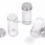 12 Jars Glass Condiment Kitchen Set Stainless Steel Revolving Spice Rack Set thumbnail-3