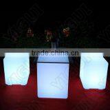 LED Indoor/outdoor Different Size Cube Chair With the Different Colors/party