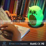 China Supplier Silicone Night Light New Product Animal Kid Owl Lamp thumbnail-1