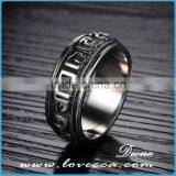 High Polished Men Jewellery Figure Rings 316l Surgical Stainless Steel Men Ring thumbnail-3