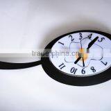 RH-4716 Novelty Egg Shaped Metal Skillet Frying Pan Wall Clock thumbnail-3