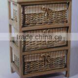 Best-selling Wholesale Price Old Style Retro Wicker Storage Cabinet thumbnail-2