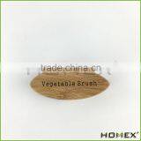 Bamboo Vegetable Scrub Brush Homex BSCI/Factory thumbnail-2