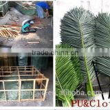 hot selling 2017 decorative plastic artificial palm tree leaves