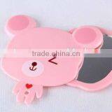 Cartoon Bear Shaped Printed Plastic Sliding Cover Mirror thumbnail-5