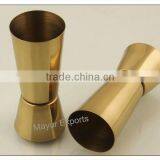 Stainless Steel Jigger With Brass Finish thumbnail-1