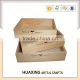 Fancy Style Supermarket Wooden Storage Basket thumbnail-2