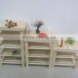Decoration Hot Sale Wooden Flower Display Shelf thumbnail-4