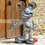 Metal Silver Plating Mickey Mouse Statue for Wedding thumbnail-1