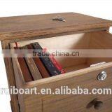 Multi PP Drawer Paulownia Storage Cabinet thumbnail-3