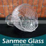 Large Size Round Shape Glass Ice Cream Cup thumbnail-3