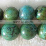 16-18mm Big Round Natural Turquoise Beads thumbnail-1