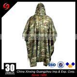 Military Camouflage Rain Poncho Light Weight PVC Military Ponchos , Army Raincoat 100% PVC Waterproof CP Muticam thumbnail-5