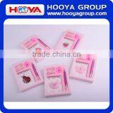 ST32052 Notebook With Pen Hair Clip Hair Band Beautiful Design Kids Stationery Gift Sets thumbnail-1