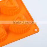 6 Cavity Heart Silicone Mold Cake Pan Baking Chocolate Molds thumbnail-4