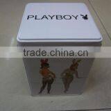 Square Tea Tin Caddy thumbnail-4