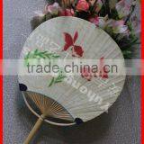 Top Sale Novelty Promotional Round Paper Hand Fan thumbnail-2