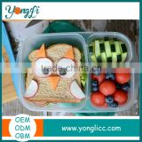 China Supplier Food Grade Plastic Lunch Box 3 Compartment