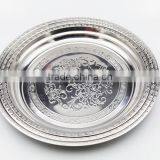China Factory Custom Printed Promotional Metal Stainless Steel Tray for Food thumbnail-1