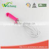 WCL555 New Design Egg Whisk Stainless Steel Wire Whisk, Egg Frother, Milk & Egg Beater Blender Wood Handle thumbnail-2