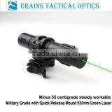 Military Grade Heavy Duty Qd Mount Tactical Minus 35 Degre Steady Working 520nm Green Laser Sight (ES-LS-HY06G-ML) thumbnail-1
