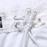 2014 Fashion White Cheap Wholesale Beach Shorts With Mesh Lining thumbnail-4