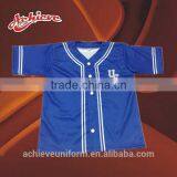 Fashion Cheap Mens Blank Baseball Jersey Made in China Guangdong thumbnail-2