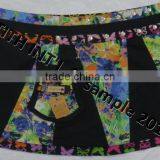 100% Cotton Short Skirt Floral Printed Mini Skirt With Pocket thumbnail-3