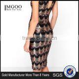 MGOO High Quality Wholesale New Arrival Women Sequin Vestidos China Elegant Evening Dress Bodycon Knee Length Dress #25106036 thumbnail-2