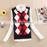 Child Sweater as School V-neck Uniformv Pullover Sweater thumbnail-2