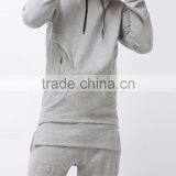 2017 Ripped French Terry Sport Wears Grey Tracksuit Running Suits for Men thumbnail-2
