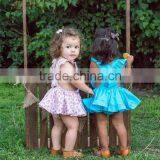 Adjustable Straps Floral Pinafore Baby Dress Girls Soft Baby Wear Clothes thumbnail-1