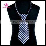 Wholesale Polyester Necktie Top Quality Baby Boys Tie Soft Fabric Adjustable Stripe Baby Necktie thumbnail-4