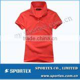 100% Cotton Women's Polo Shirt / Golf Shirt for Ladies thumbnail-1