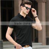 Design Your Own T Shirt Polos For Golf US Men Dry Fit Breathable thumbnail-2