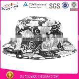 Adjustable Size Custom Tweed Floral Bucket Hat For Wholesale thumbnail-1